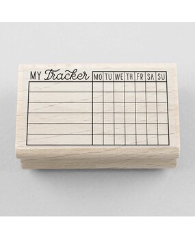 Merry & Bright Wooden Stamp My Tracker (1MB01466)