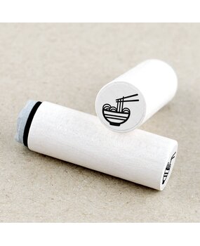 Merry & Bright Mini Wooden Stamp Asian Noodles (1MB00480)
