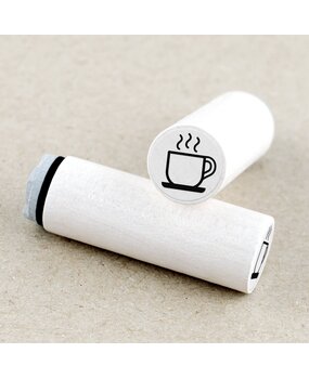 Merry & Bright Mini Wooden Stamp Coffee Cup (1MB00568)