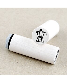 Merry & Bright Mini Wooden Stamp Espresso Maker (1MB00584)