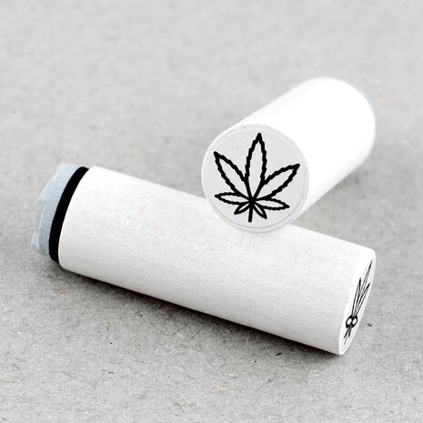 Merry & Bright Mini Wooden Stamp Hemp Leaf (1MB01196) Merry & Bright Mini Wooden Stamp Hemp Leaf (1MB01196)