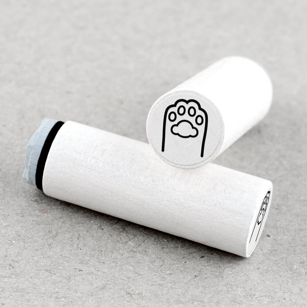 Merry & Bright Mini Wooden Stamp Cat Paw (1MB01348) Merry & Bright Mini Wooden Stamp Cat Paw (1MB01348)