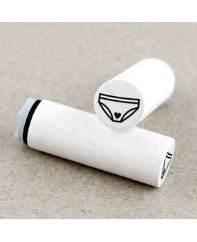 Merry & Bright Mini Wooden Stamp Underwear (1MB01844)