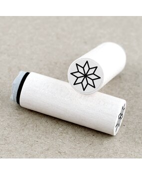 Merry & Bright Mini Wooden Stamp Poinsettia (1MB02283)