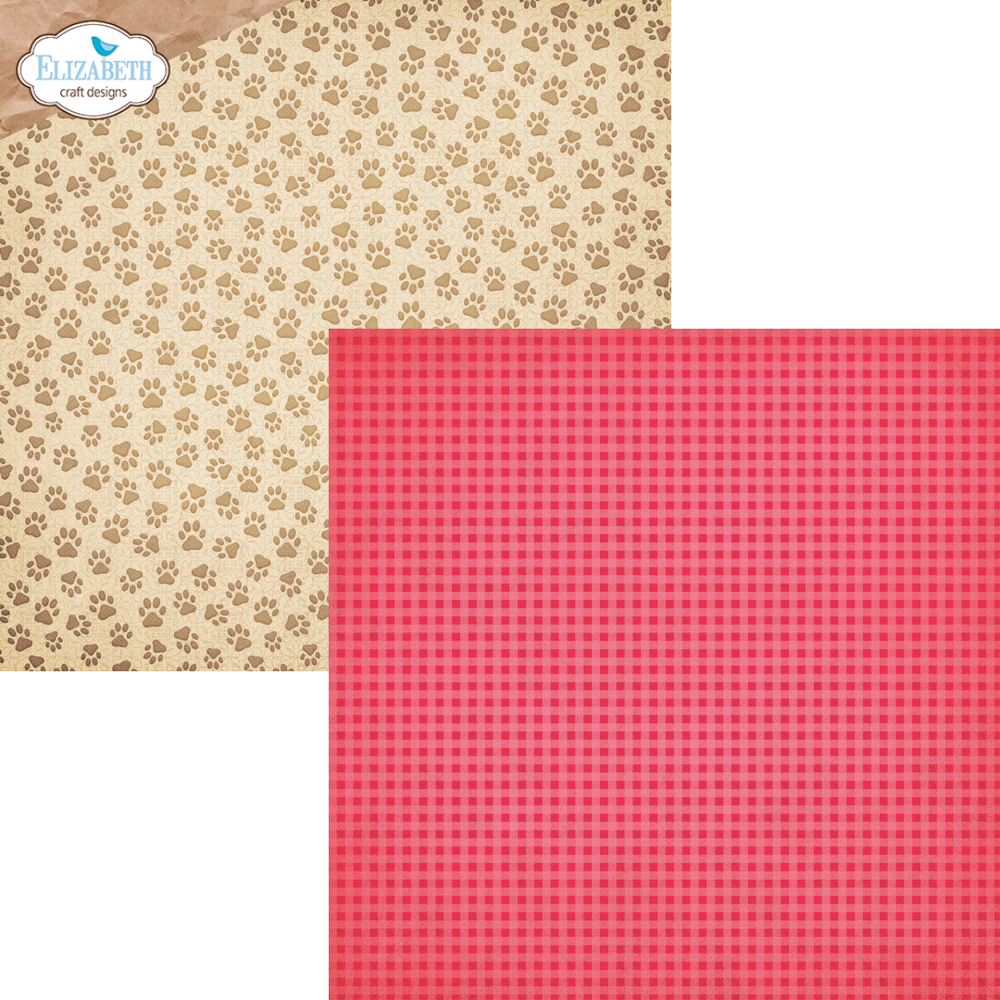 Elizabeth Craft Designs Dog Days 12x12 Inch Cardstock Paper (C040) Elizabeth Craft Designs Dog Days 12x12 Inch Cardstock Paper (C040)