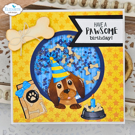 Elizabeth Craft Designs Dog Days A6 Clear Stamps Sentiments (CS442) Elizabeth Craft Designs Dog Days A6 Clear Stamps Sentiments (CS442)