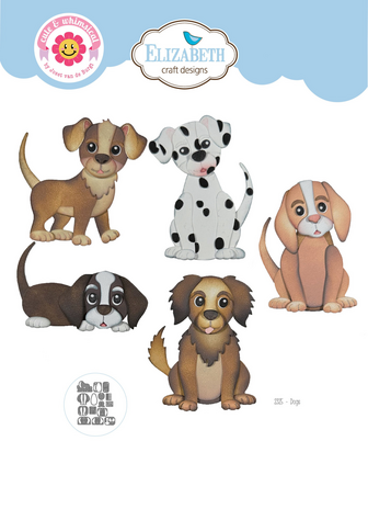 Elizabeth Craft Designs Dog Days Dies Dogs (2325)
