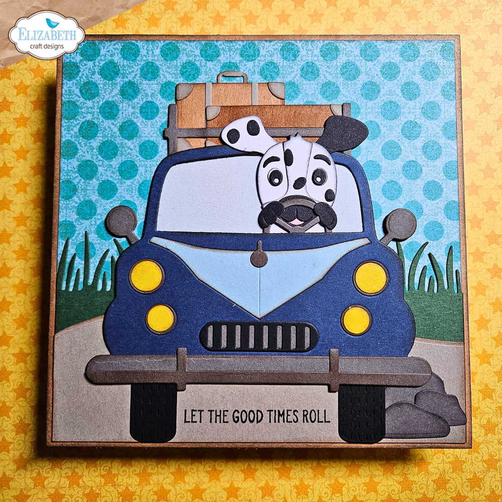 Elizabeth Craft Designs Dog Days Dies Car (2330)
