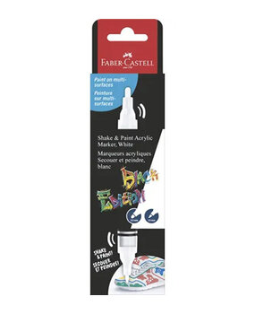 Faber Castell Shake & Paint Marker White (FC-285511) Faber Castell Shake & Paint Marker White (FC-285511)