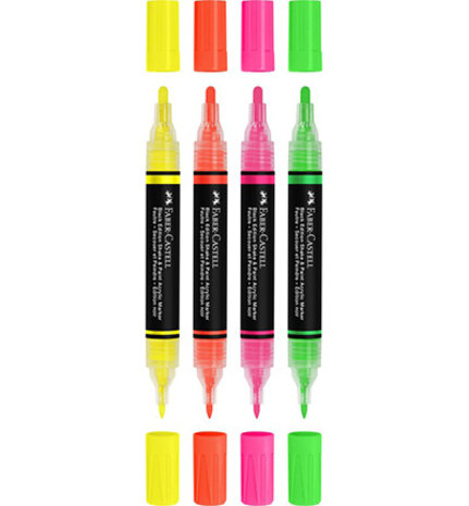 Faber Castell Shake & Paint Markers Neon Colors (FC-285505) Faber Castell Shake & Paint Markers Neon Colors (FC-285505)