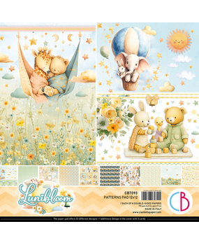 Ciao Bella Papercrafting PRE-ORDER Lunibloom 12x12 Inch Patterns Pad (CBT093) Ciao Bella Papercrafting PRE-ORDER Lunibloom 12x12 Inch Patterns Pad (CBT093)
