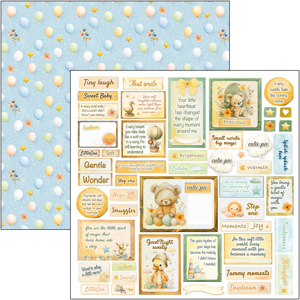 Ciao Bella Papercrafting Lunibloom 12x12 Inch Patterns Pad (CBT093)