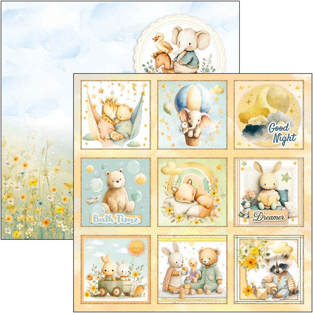 Ciao Bella Papercrafting PRE-ORDER Lunibloom 12x12 Inch Patterns Pad (CBT093)