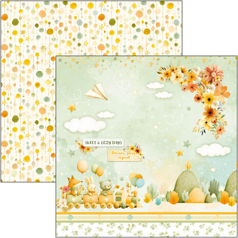 Ciao Bella Papercrafting Lunibloom 8x8 Inch Paper Pad (CBH093)