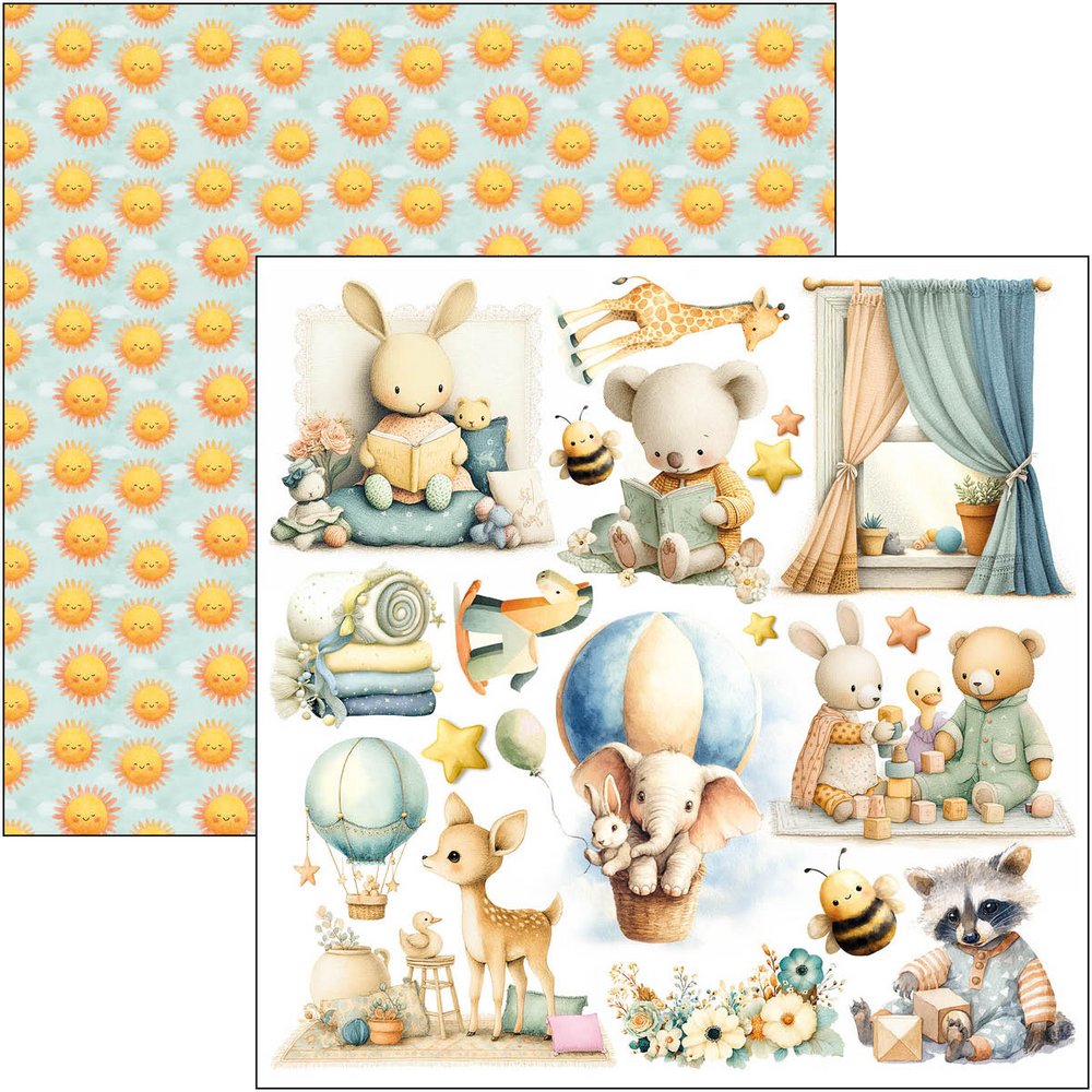 Ciao Bella Papercrafting Lunibloom 6x6 Inch Paper Pad (CBQE093)