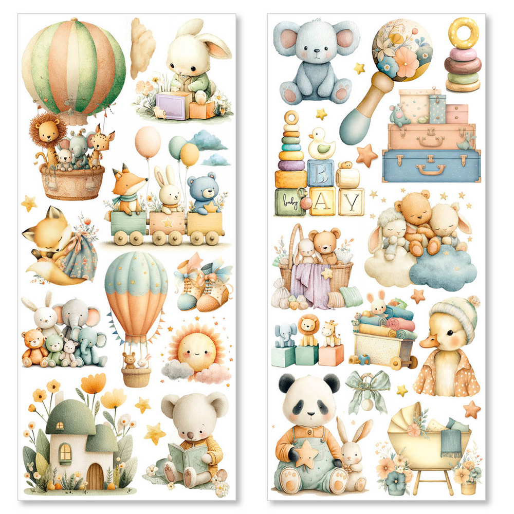 Ciao Bella Papercrafting Lunibloom Art Stickers (CBI012)