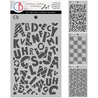 Ciao Bella Papercrafting Lunibloom 5x8 Inch Stencil Mix Triple Layer Set (MSX009)
