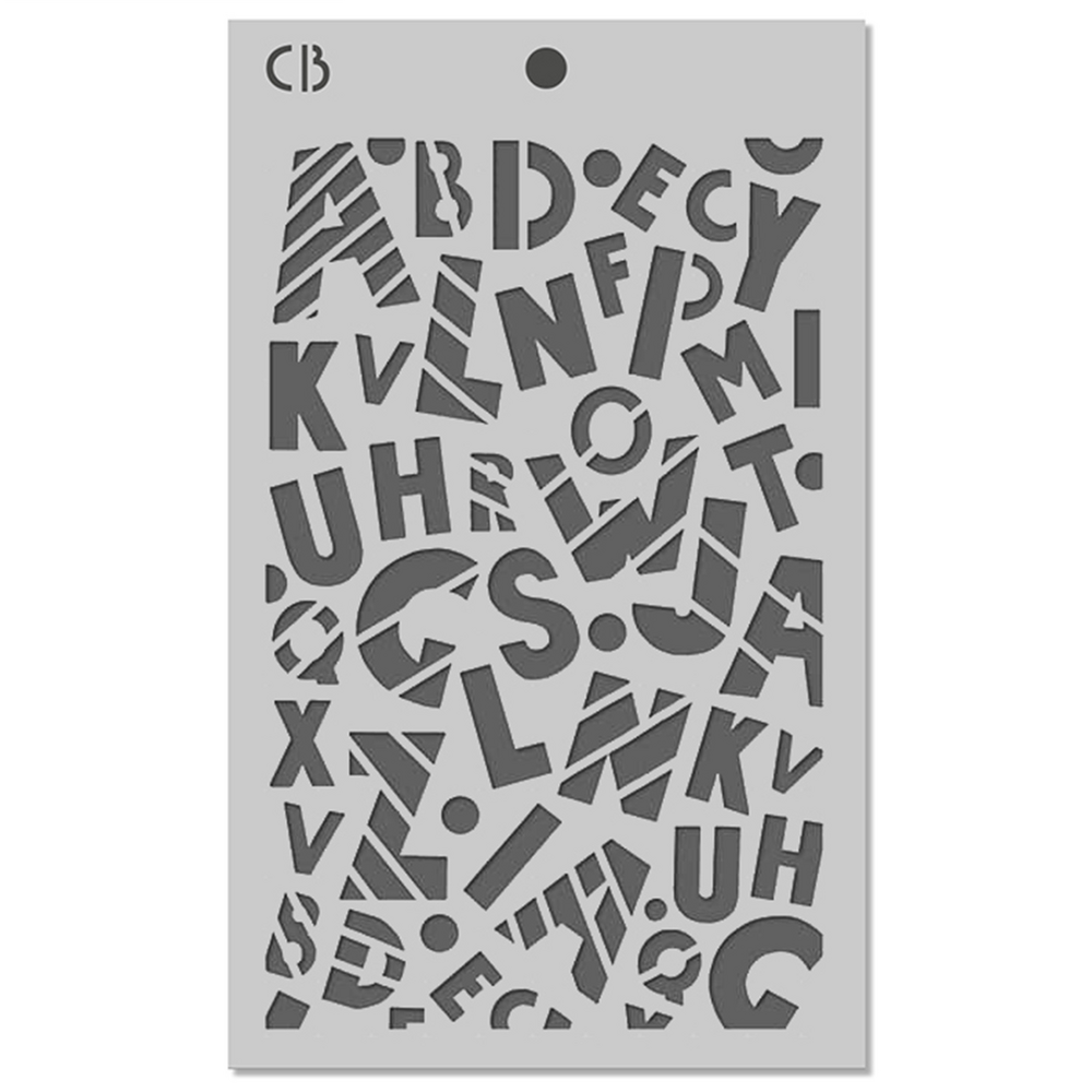 Ciao Bella Papercrafting Lunibloom 5x8 Inch Stencil Mix Triple Layer Set (MSX009)