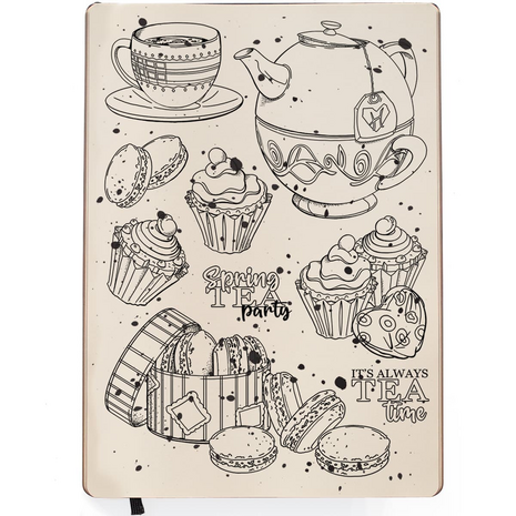 Ciao Bella Papercrafting PRE-ORDER Lunibloom A5 Clear Stamps (PS8049)