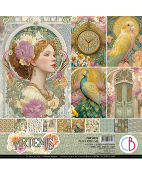 Ciao Bella Papercrafting PRE-ORDER Artemis 12x12 Inch Paper Pad (CBPM094) Ciao Bella Papercrafting PRE-ORDER Artemis 12x12 Inch Paper Pad (CBPM094)