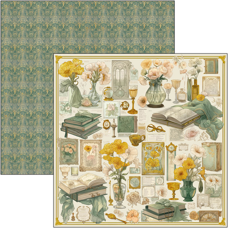 Ciao Bella Papercrafting Artemis 12x12 Inch Paper Pad (CBPM094)