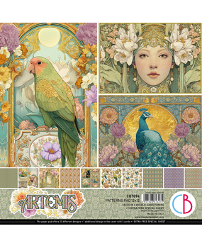 Ciao Bella Papercrafting Artemis 12x12 Inch Patterns Pad (CBT094) Ciao Bella Papercrafting Artemis 12x12 Inch Patterns Pad (CBT094)