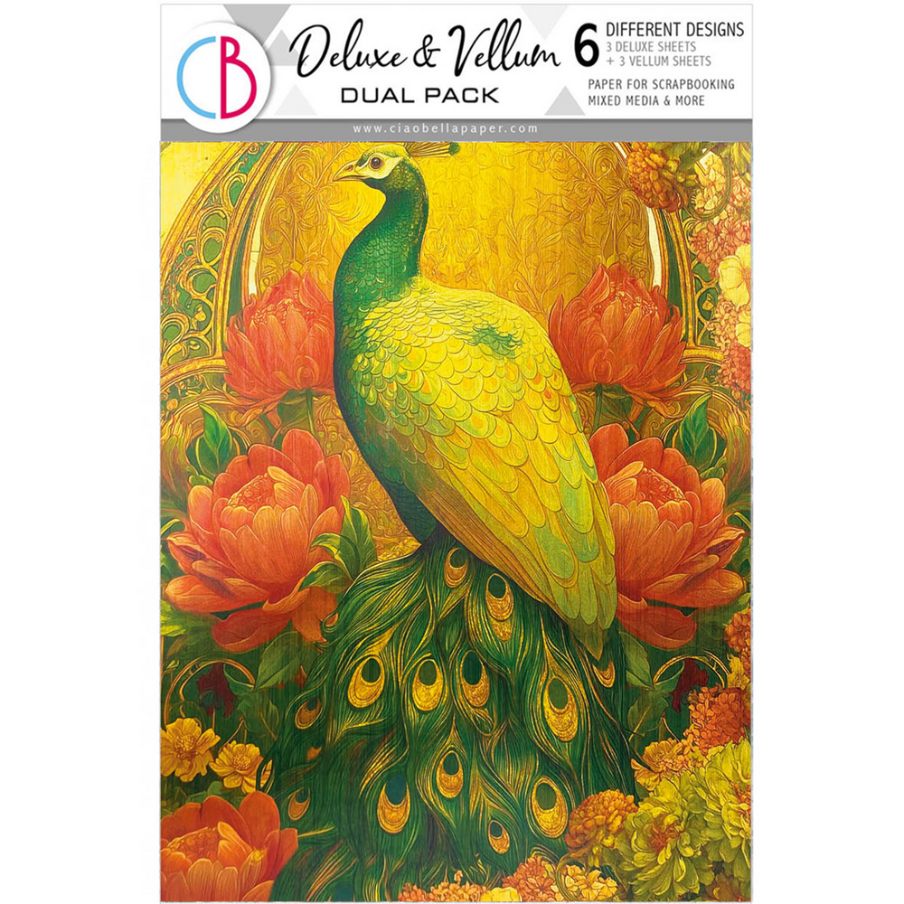 Ciao Bella Papercrafting Artemis A4 Deluxe Paper & Vellum Dual Pack (CBX007)
