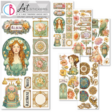 Ciao Bella Papercrafting Artemis Art Stickers (CBI013)