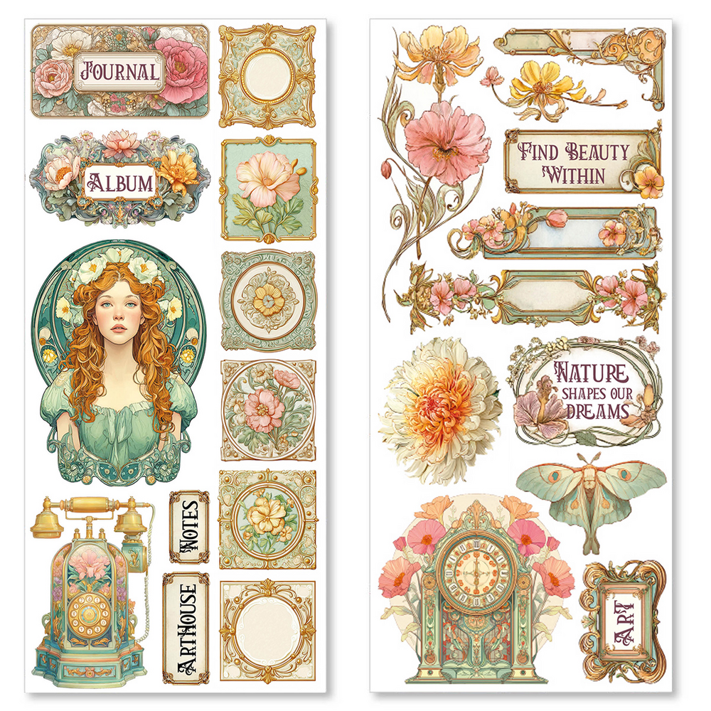 Ciao Bella Papercrafting Artemis Art Stickers (CBI013)