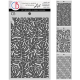 Ciao Bella Papercrafting Artemis 5x8 Inch Stencil Mix Triple Layer Set (MSX010)