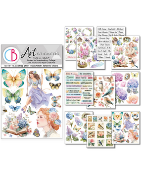 Ciao Bella Papercrafting PRE-ORDER Daydreams Art Stickers (MB006)