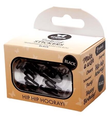 Studio Light PRE-ORDER Essentials Clear Stickers on Roll Hip hip hooray (SL-ES-STIC57)