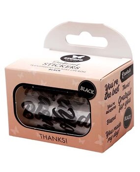 Studio Light Essentials Clear Stickers on Roll Thanks! (SL-ES-STIC58)