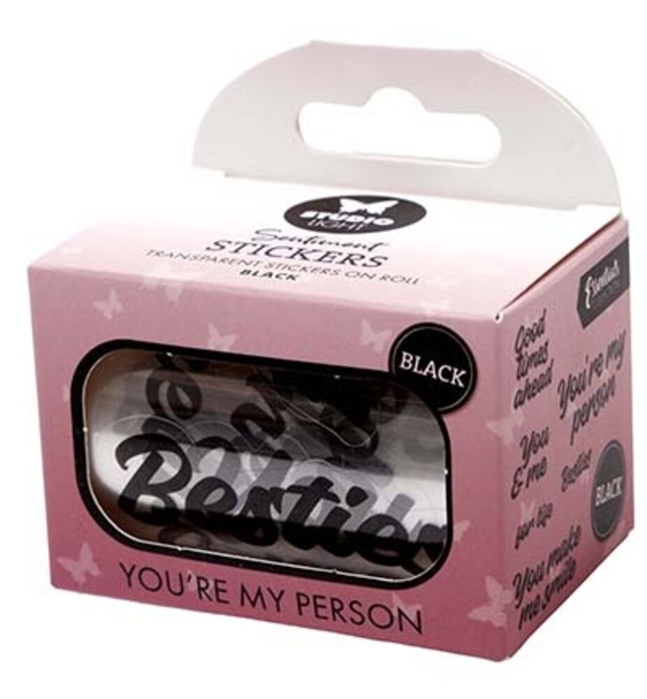 Studio Light Essentials Clear Stickers on Roll You're my person (SL-ES-STIC59) Studio Light Essentials Clear Stickers on Roll You're my person (SL-ES-STIC59)