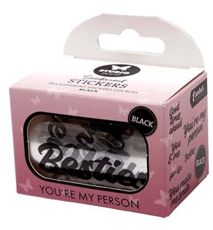 Studio Light Essentials Clear Stickers on Roll You're my person (SL-ES-STIC59) Studio Light Essentials Clear Stickers on Roll You're my person (SL-ES-STIC59)