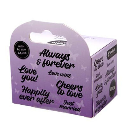 Studio Light Essentials Clear Stickers on Roll Happily Ever After (SL-ES-STIC60)