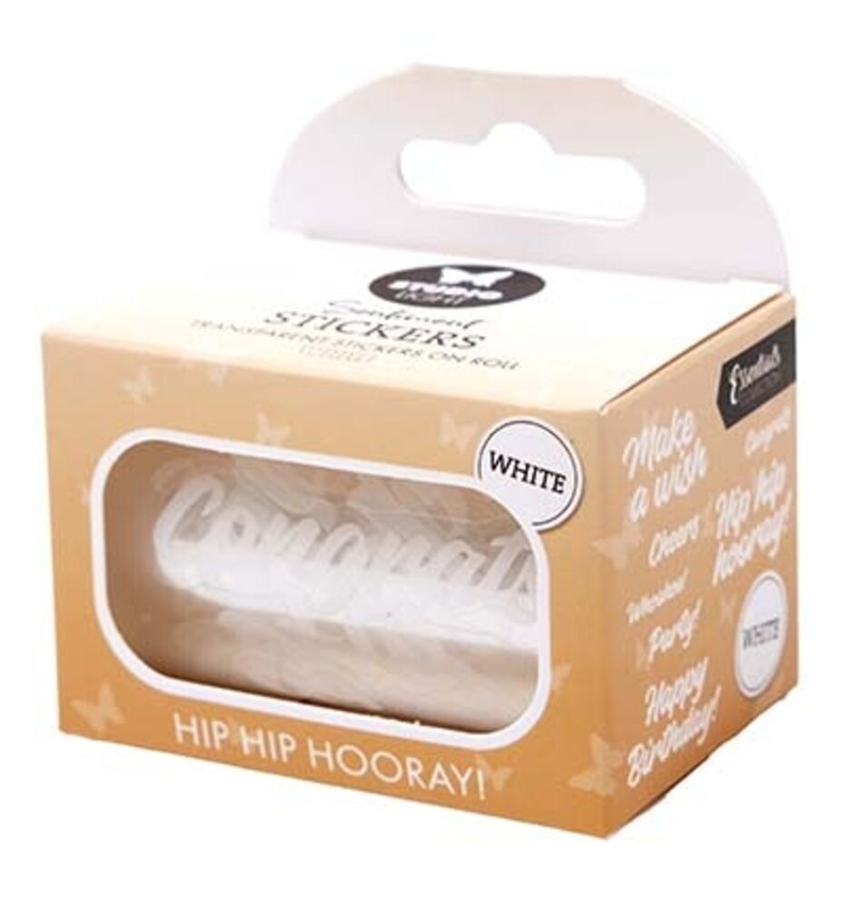 Studio Light PRE-ORDER Essentials Clear Stickers on Roll Hip hip hooray (SL-ES-STIC63) Studio Light PRE-ORDER Essentials Clear Stickers on Roll Hip hip hooray (SL-ES-STIC63)