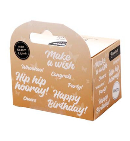 Studio Light Essentials Clear Stickers on Roll Hip hip hooray (SL-ES-STIC63)