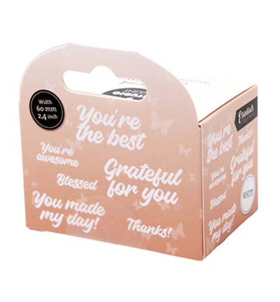 Studio Light PRE-ORDER Essentials Clear Stickers on Roll Thanks! (SL-ES-STIC64)