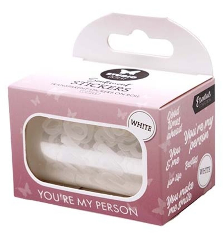Studio Light PRE-ORDER Essentials Clear Stickers on Roll You're my Person (SL-ES-STIC65)