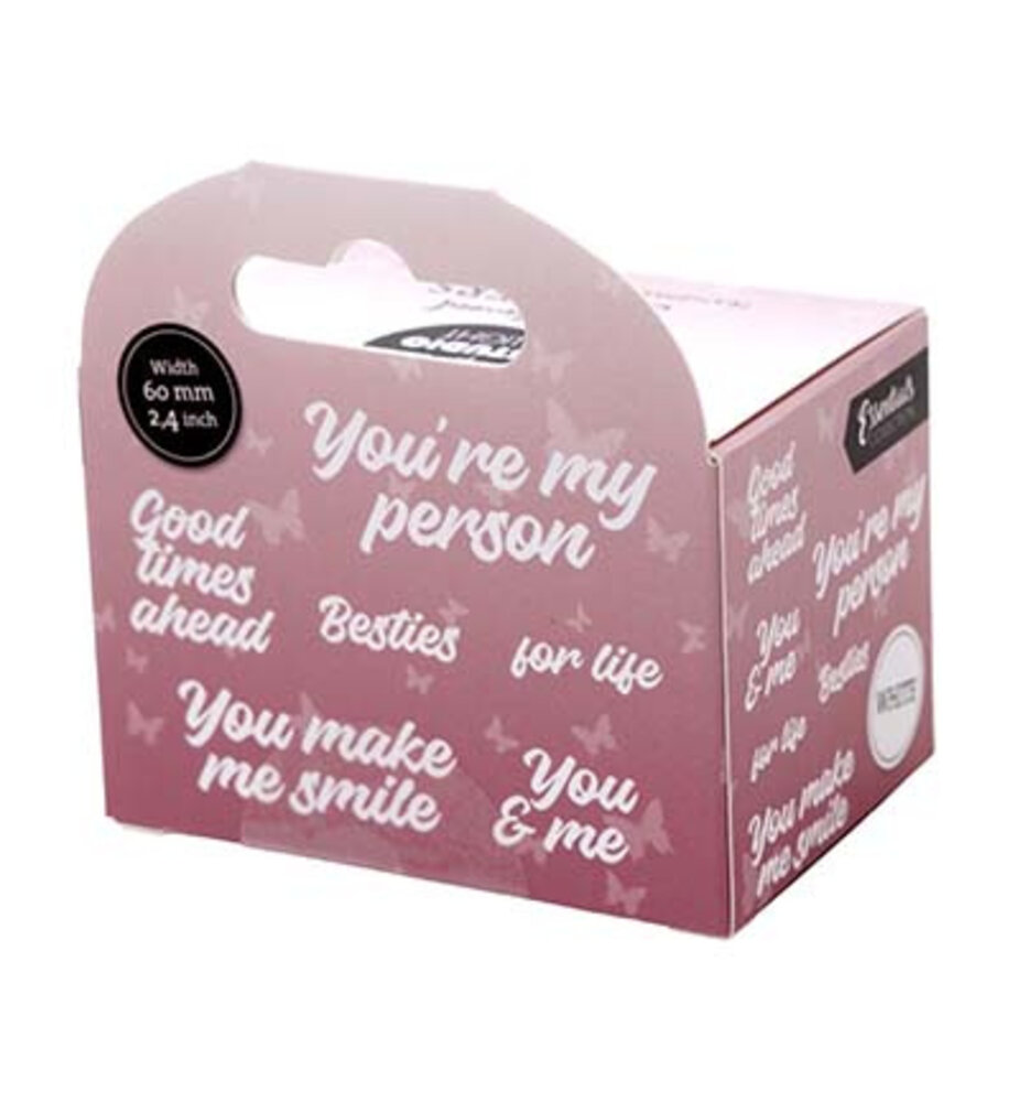 Studio Light Essentials Clear Stickers on Roll You're my Person (SL-ES-STIC65)