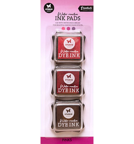 Studio Light PRE-ORDER Essentials Water-Reactive Ink Pads Pinks (SL-ES-INKP40)