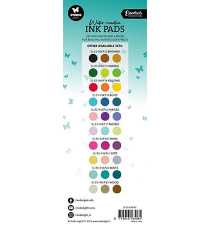 Studio Light Essentials Water-Reactive Ink Pads Mints (SL-ES-INKP42) Studio Light Essentials Water-Reactive Ink Pads Mints (SL-ES-INKP42)