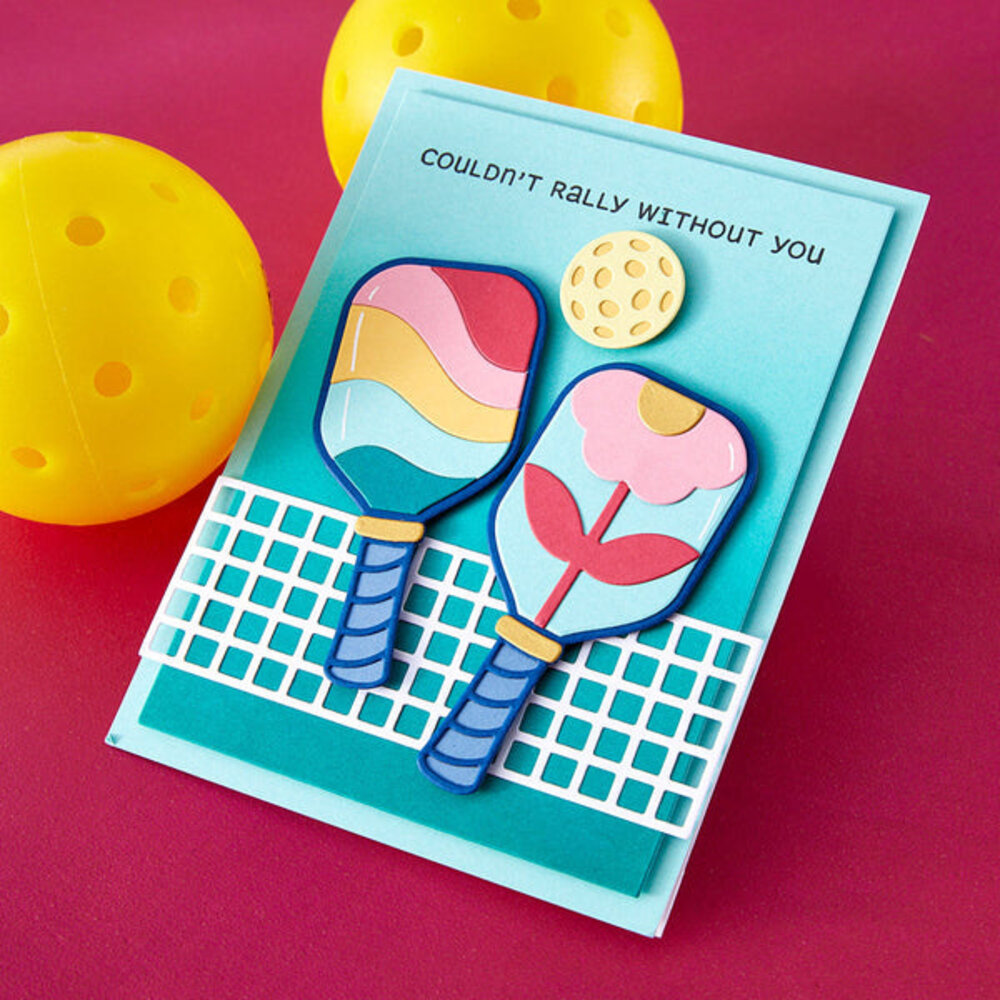 Spellbinders PRE-ORDER This Is Life Born to Dink Stamp & Die Set (SDS-217)