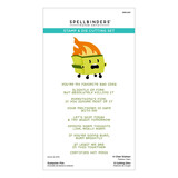 Spellbinders This Is Life Dumpster Fire Stamp & Die Set (SDS-220)