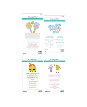 Spellbinders PRE-ORDER This Is Life Stamp & Die Bundle (BD-1033)