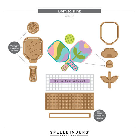Spellbinders This Is Life Stamp & Die Bundle (BD-1033)
