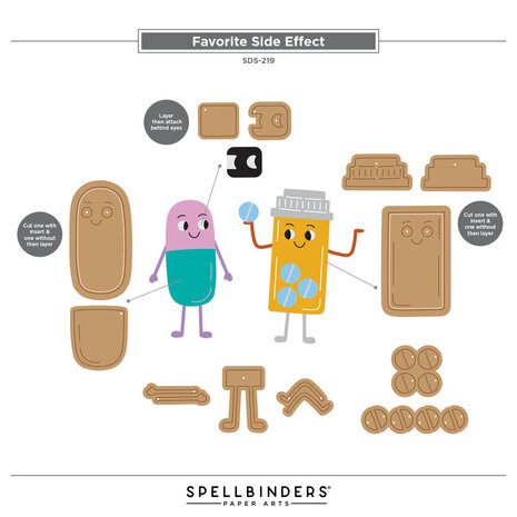 Spellbinders This Is Life Stamp & Die Bundle (BD-1033)