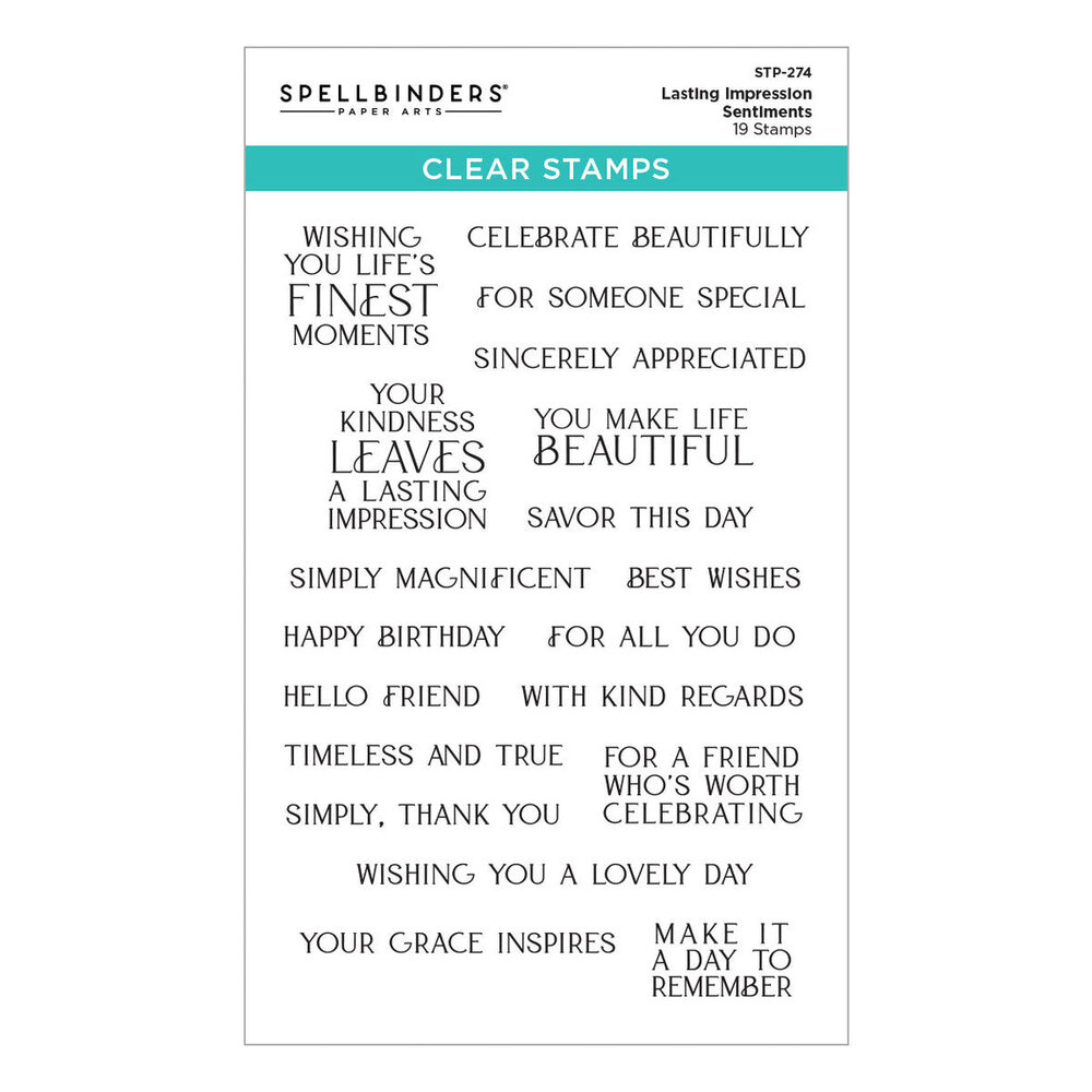 Spellbinders Regal Reflections Lasting Impressions Clear Stamp (STP-274) Spellbinders Regal Reflections Lasting Impressions Clear Stamp (STP-274)