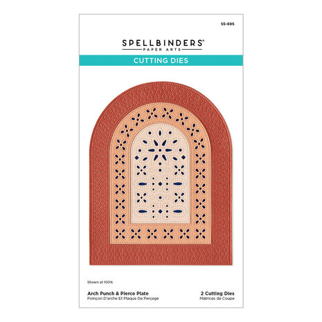 Spellbinders PRE-ORDER Regal Reflections Arch Punch & Pierce Plate Dies (S5-695)
